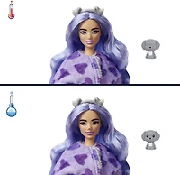 Barbie-Poupée Cutie Reveal avec costume de chiot et 10surprises