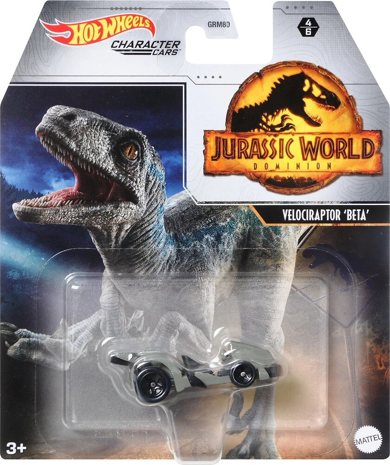 Hot Wheels Character Cars Jurassic World Mirror Dino