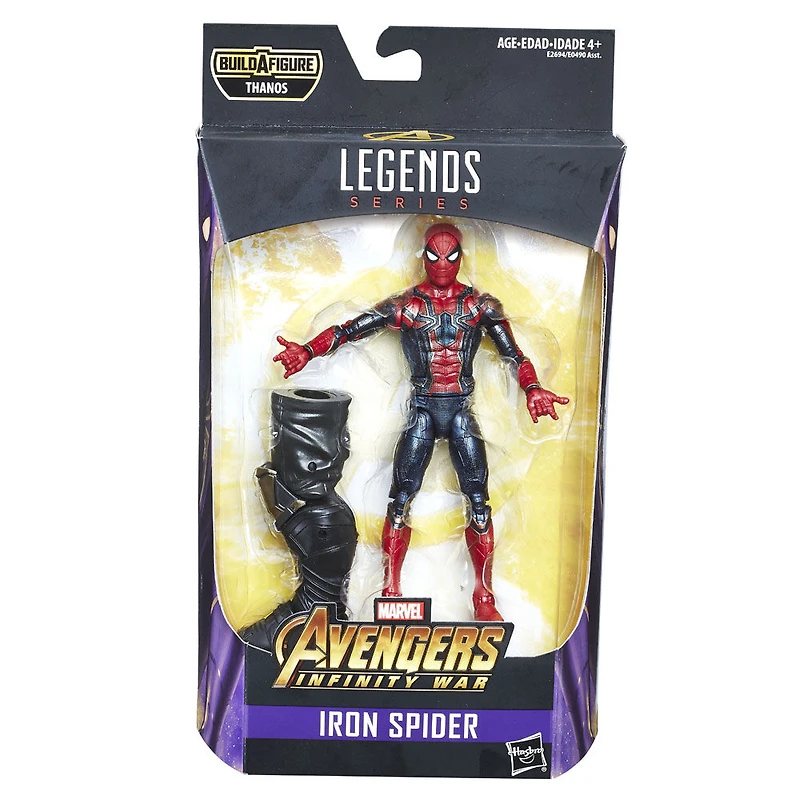Avengers série Marvel Legends - Figurine Spider-Man de 15 cm<br>