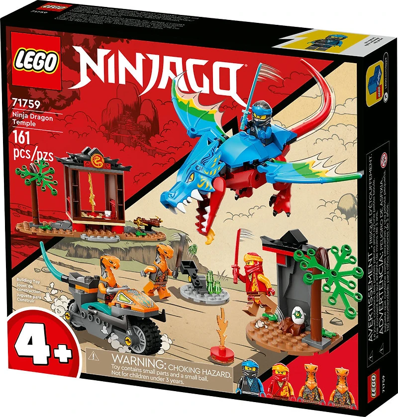LEGO NINJAGO Le temple du dragon ninja71759 Ensemble de construction (161 pièces)