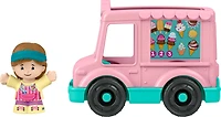 Fisher-Price Little People Ice Cream Truck, Push-Along Toy Vehicle & Figure for Toddlers & Kids