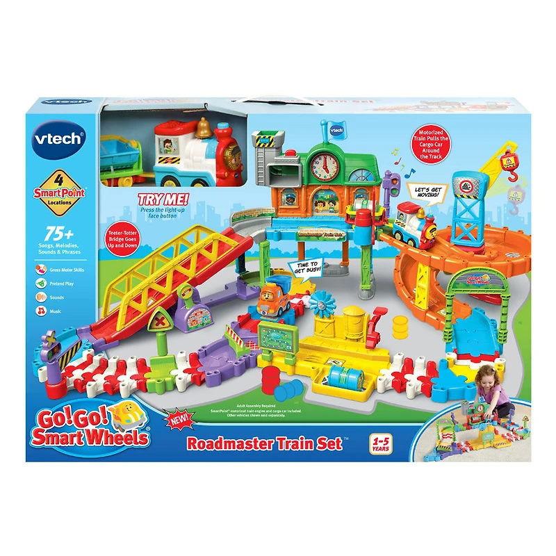 VTech Tut Tut Bolides Maxi circuit train twist - Édition anglaise