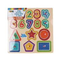 Alphabet, Numbers & Shapes Puzzles - 1 per order, assortment may vary (Each sold separately, selected at Random)