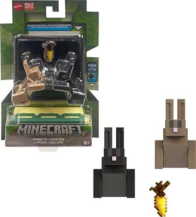 Minecraft Toys 3.25-inch Action Figures Collection, Deco Rabbit