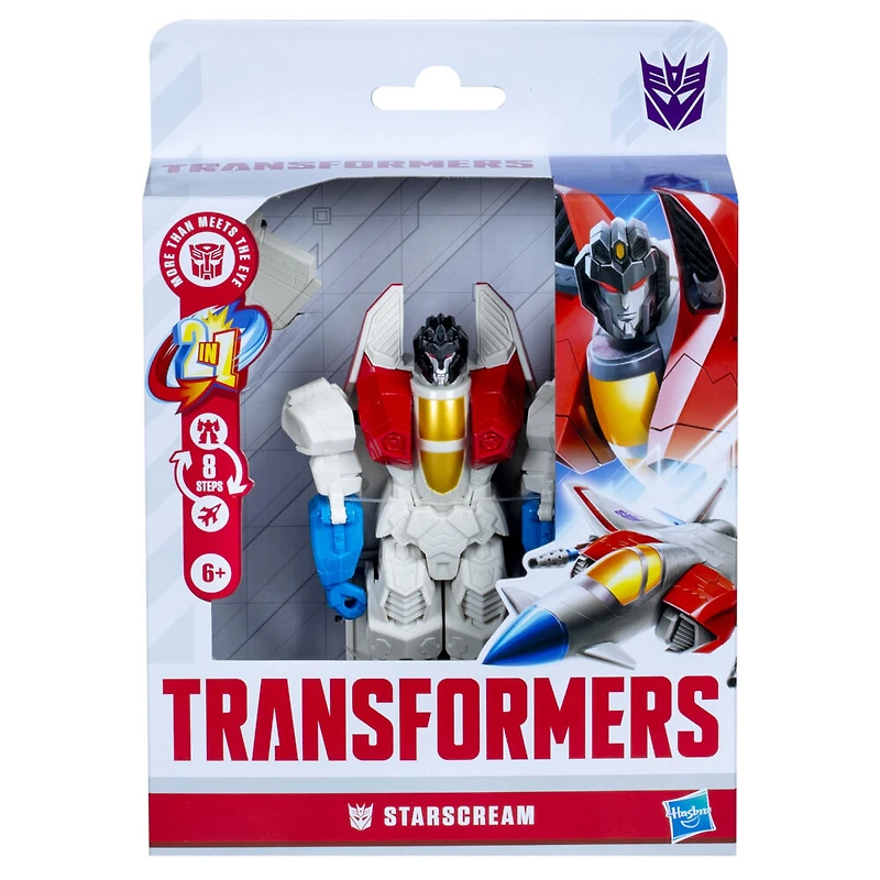 Transformers Authentics, figurine articulée Starscream de 17,5 cm