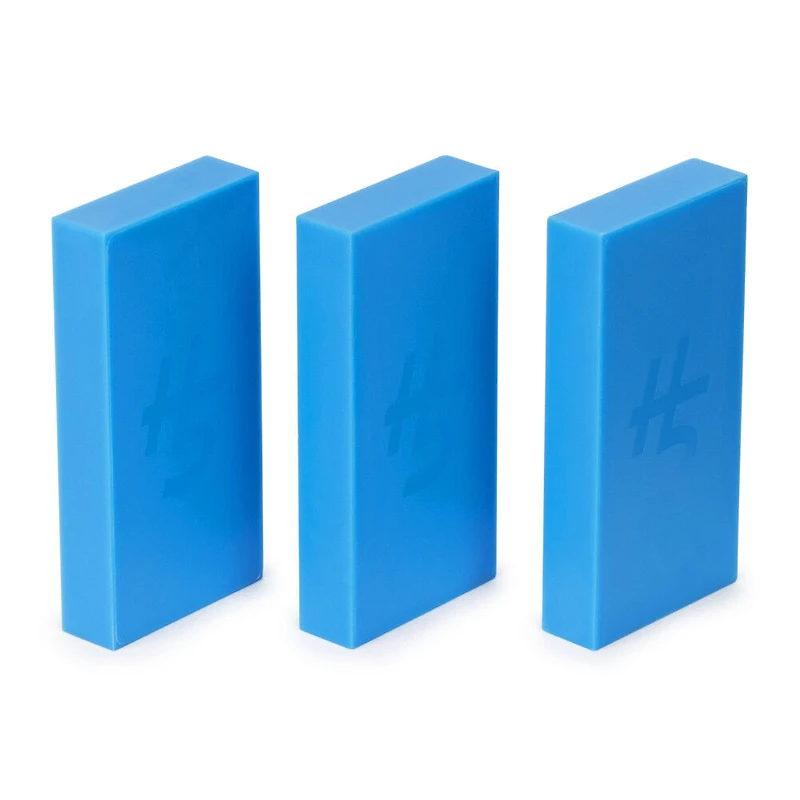 H5 Domino Creations, Coffret de 60 pièces bleu fluo/vertes par Lily Hevesh, artiste domino sur Youtube