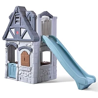 Step2 Enchanting Adventures 2-Story Playhouse and Slide - Gray