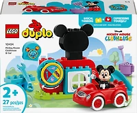 LEGO DUPLO Disney Mickey Mouse Clubhouse & Car Building Kit - Toddler Toy for Ages 2-4 - 10454