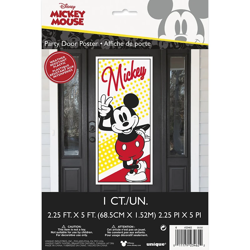 Mickey Door Poster 27"x60"