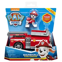 PAW Patrol, Camion de pompier de Marcus avec figurine à collectionner