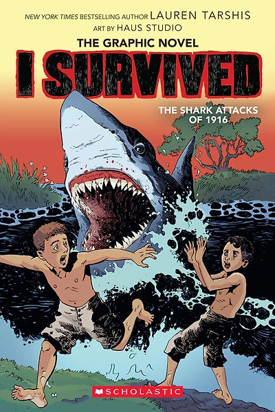 I Survived Graphix #2: I Survived the Shark Attacks of 1916: A Graphic Novel - Édition anglaise