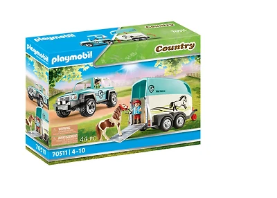 Voiture et van pour poney