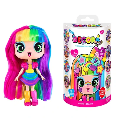 Poupées de collection Decora Girlz 5 po : Express & Decorate - Paquet mystère avec 8 surprises