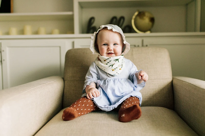 Bavoir Bandana Coton Mousseline Red Rover - Family Farm - Notre exclusivité