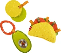 Fisher-Price Toys Taco Tuesday Gift Set Pretend Food Baby Toys for Newborn Sensory Play