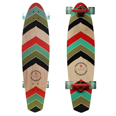 Planche à roulettes complète Kryptonics Longboard de 36 po