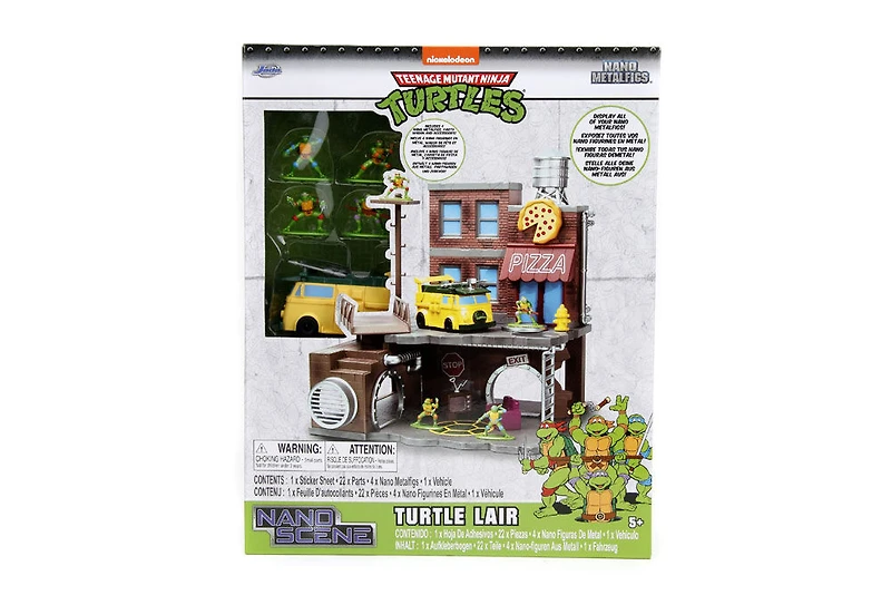 TMNT Nano Playset W/ Metal Figs
