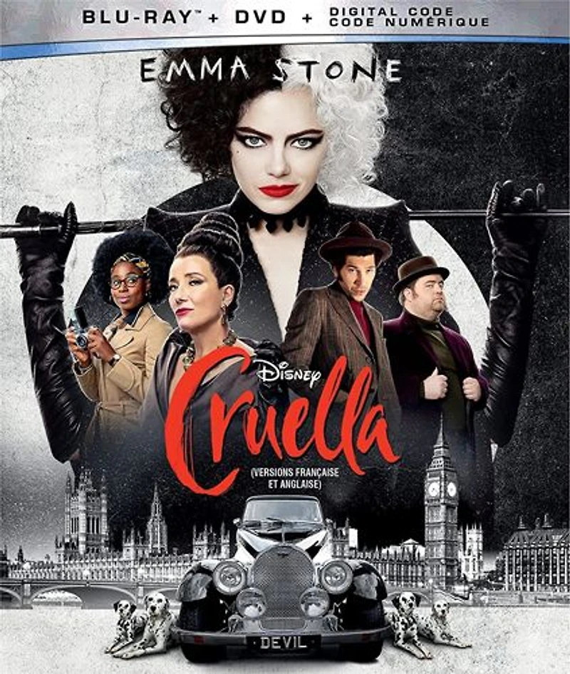 Cruella (2021) [Blu-ray+DVD+Digital]