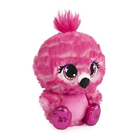 P.Lushes Designer Fashion Pets, Flo West, flamant rose en peluche, rose vif, 15,2 cm