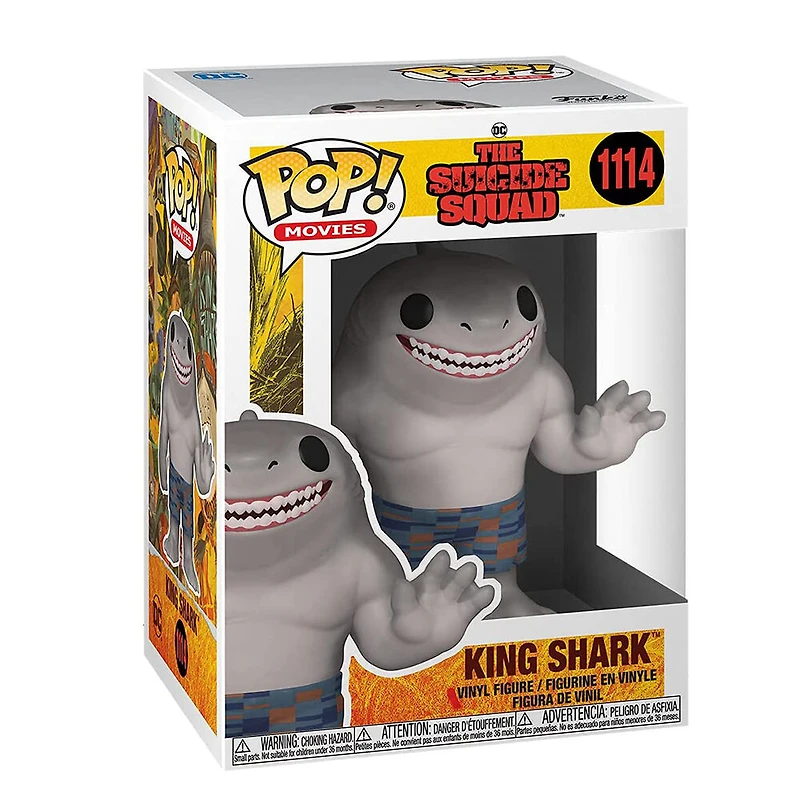 Figurine en King Shark Funko POP! The Suicide Squade