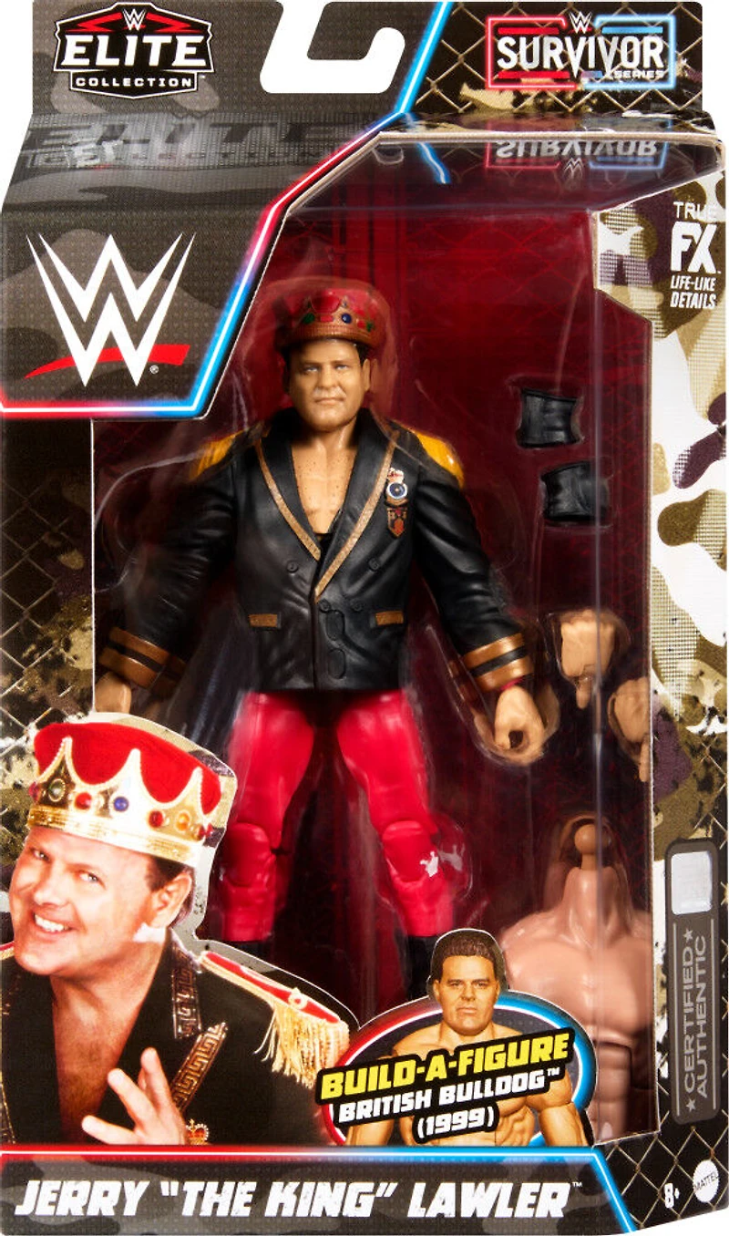 WWE Elite Survivor Series Figurine articulée Jerry The King Lawler