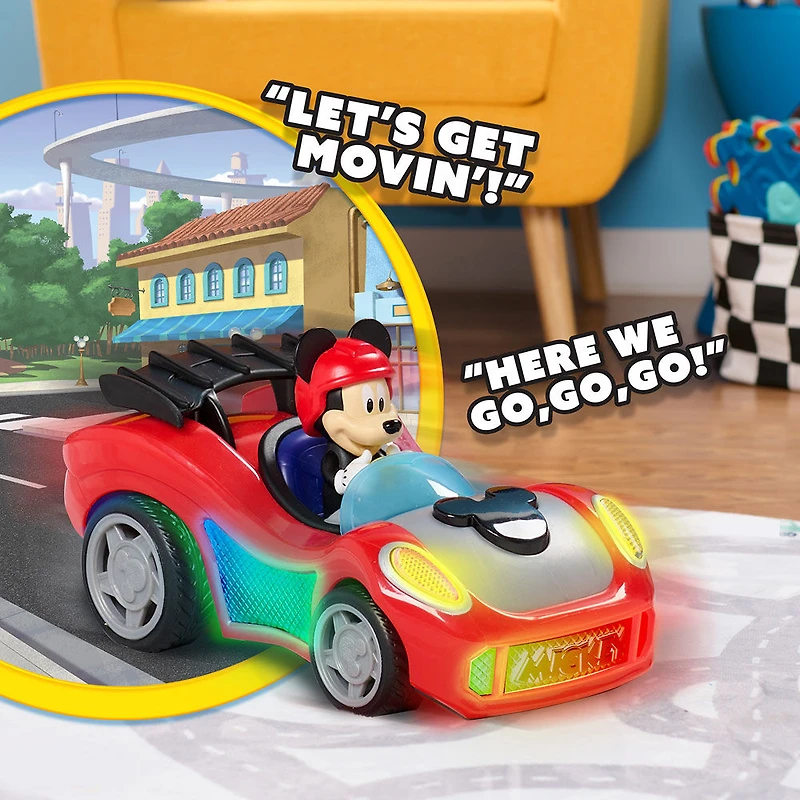 Disney Junior Mickey Mouse Rev 'n Glow Racer