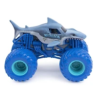 Monster Jam, Monster trucks officiels en métal moulé Batman Vs. Megalodon Die-Cast, échelle 1:64