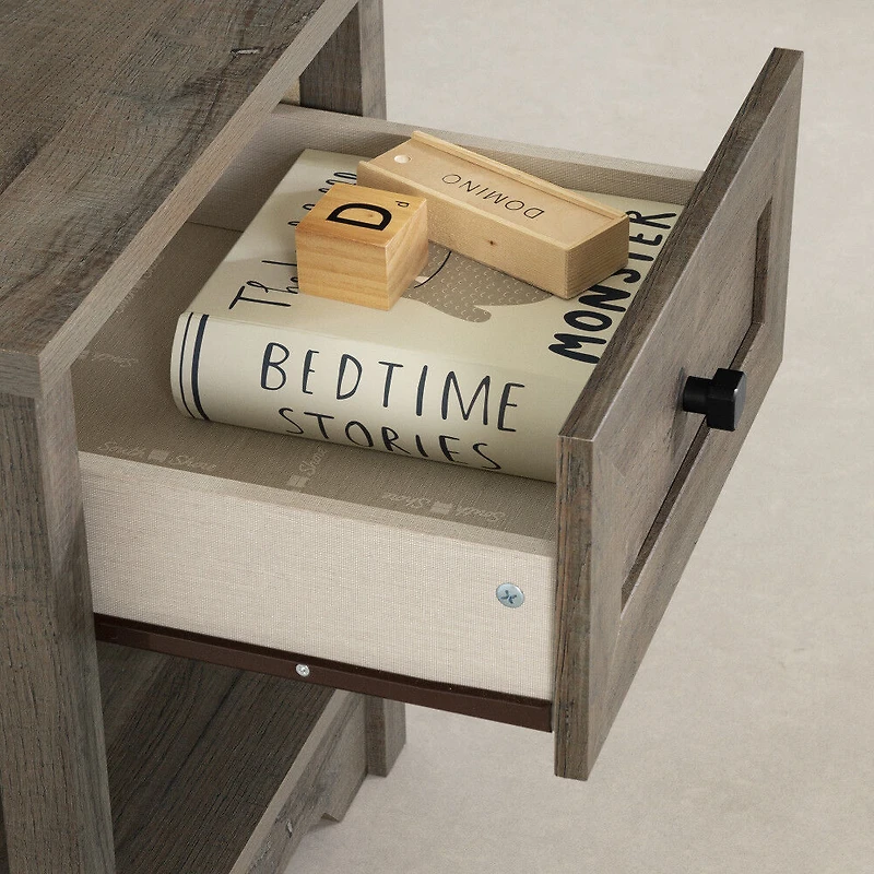 Hazen Table de chevet Chêne d'automne