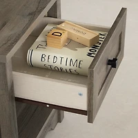 Hazen Table de chevet Chêne d'automne