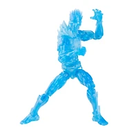 Marvel Legends Series, figurine Iceman de 15 cm avec design premium, 2 accessoires et 1 pièce Build-a-Figure