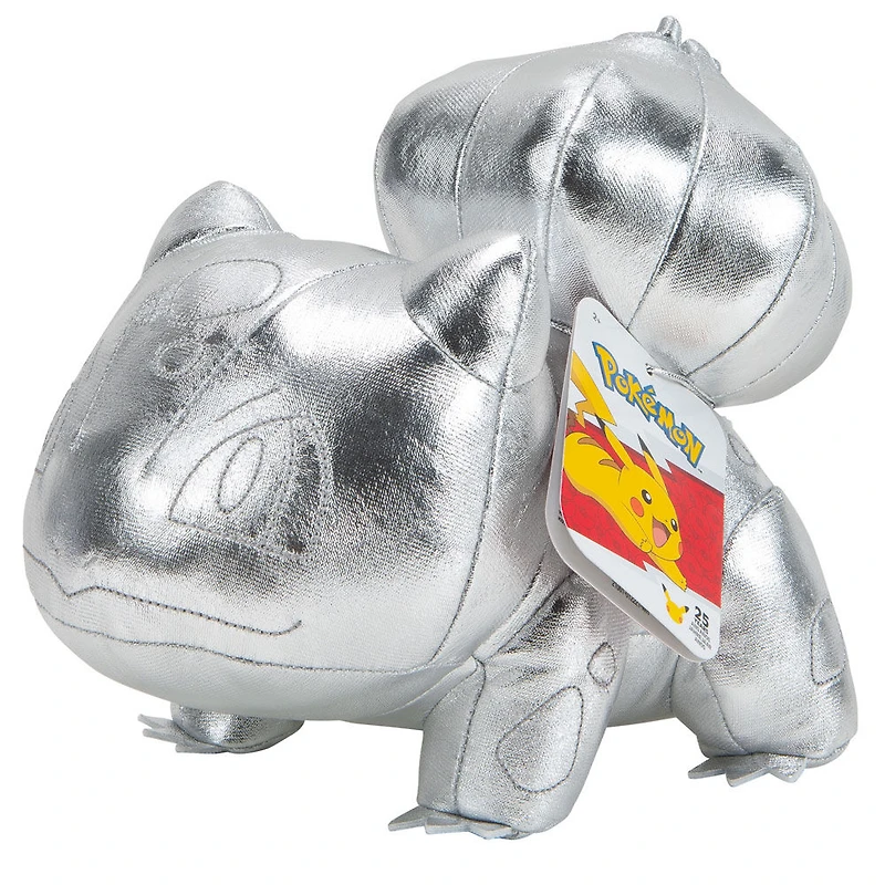 Peluche Pokémon Sélection de 20 cm - Bulbizarre argenté (Bulbasaur)