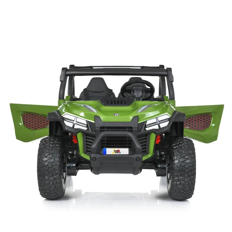 KIDSVIP Buggy d'aventure 2 places 24 V pour enfants 4X4 UTV porteur avec RC