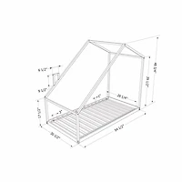 Ohana Lit maison Bambin Blanc