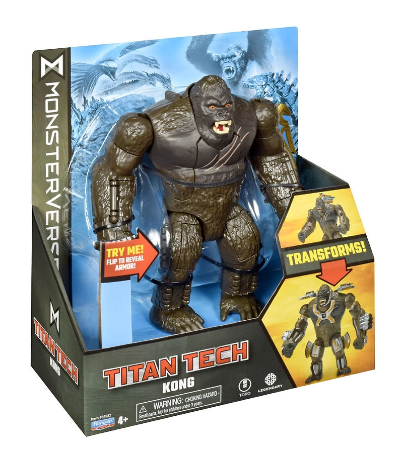 Monsterverse: Figurine Kong Transformable Titan Tech 8"