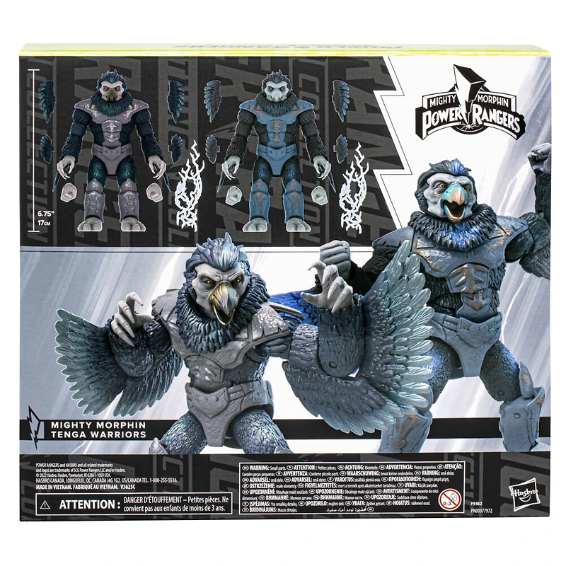 Power Rangers Lightning Collection Mighty Morphin Tenga Warriors Pack 6-Inch Action Figure Toys