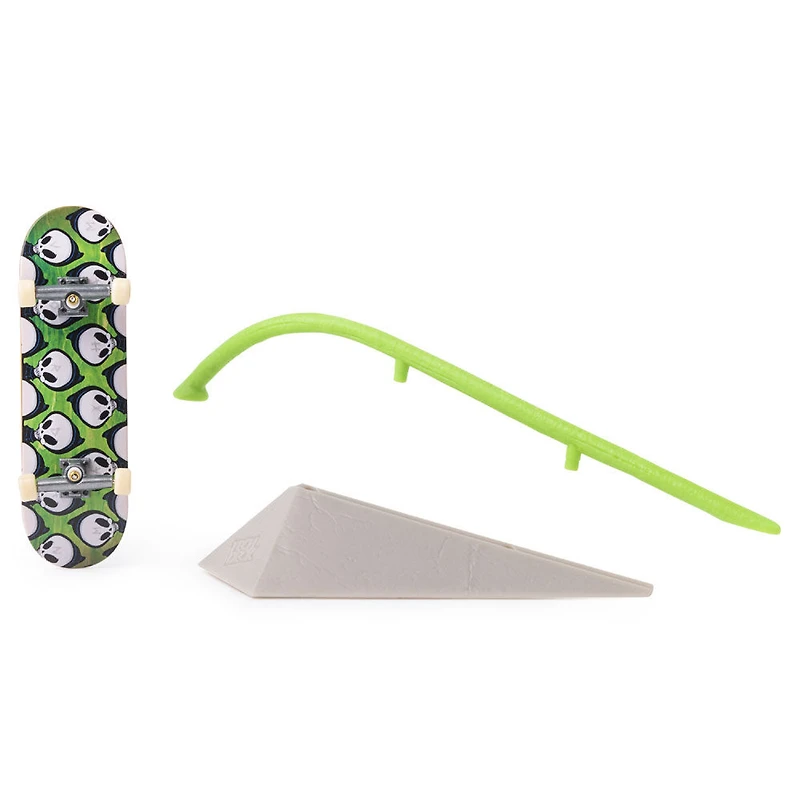 Tech Deck, Street Hits, Mini-planche à roulettes Blind Skateboards avec obstacle rail voûté