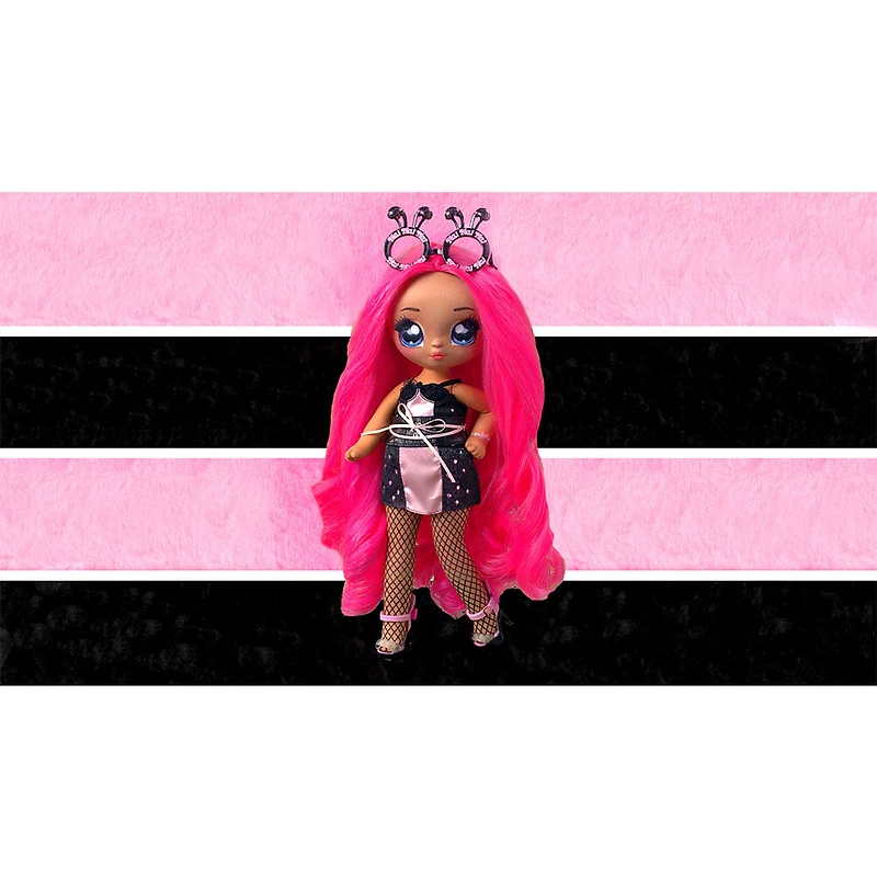 Na! Na! Na! Surprise Ultimate Surprise Black Bunny with New Taller Doll and 100+ Mix & Match Looks