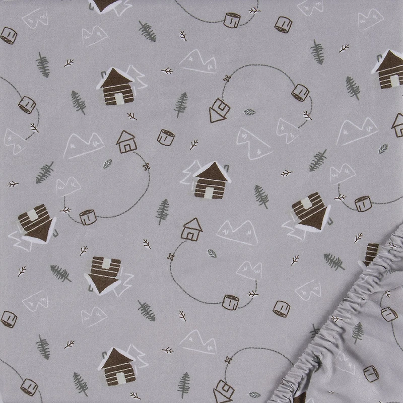 2 Pack Microfiber Sheets - Mountain Cabin