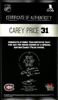 Figurine NHL - Ensemble de 2 - Édition Signature