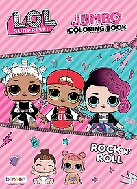 L.O.L. Surprise! 64pg Jumbo Colourng Book - English Edition