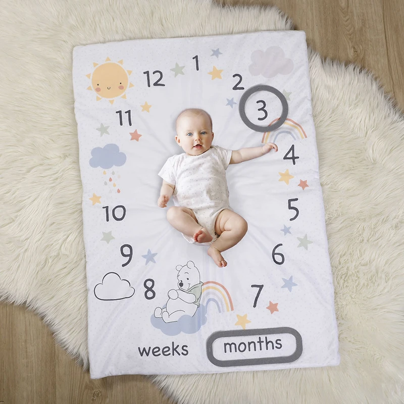 Ensemble de 5 pièces pour chambre de bébé Disney Winnie l'Ourson