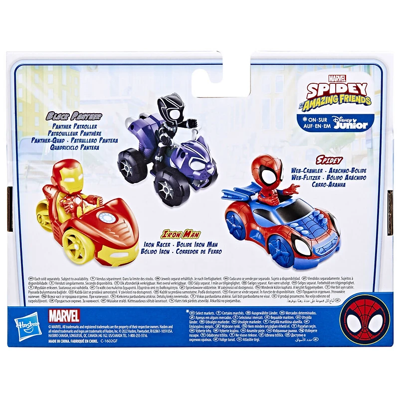 Marvel Spidey et ses Amis Extraordinaires, figurine Iron Man et son véhicule