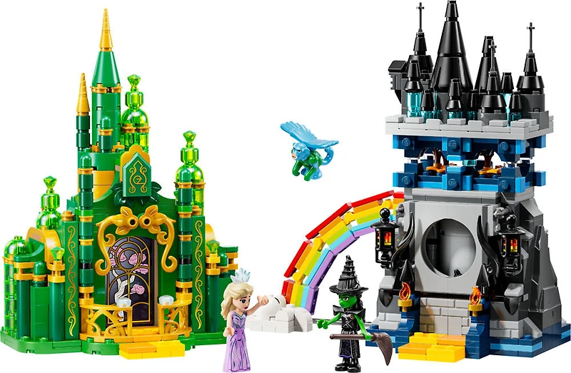 LEGO Wicked Emerald City & Kiamo Ko Castle Playset, Adventure Gift Building Toy 75689