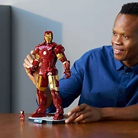 LEGO Marvel Iron Man Mark 3 - Édition de Collection Ensemble de Construction de Figurine Mobile pour Adultes 76344