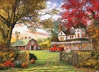 EuroGraphics Old Pumpkin Farm 1000-Piece Puzzle