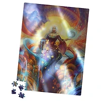 500-Piece Jigsaw Puzzle with Foil Accents, Sea, Sun, and Stars