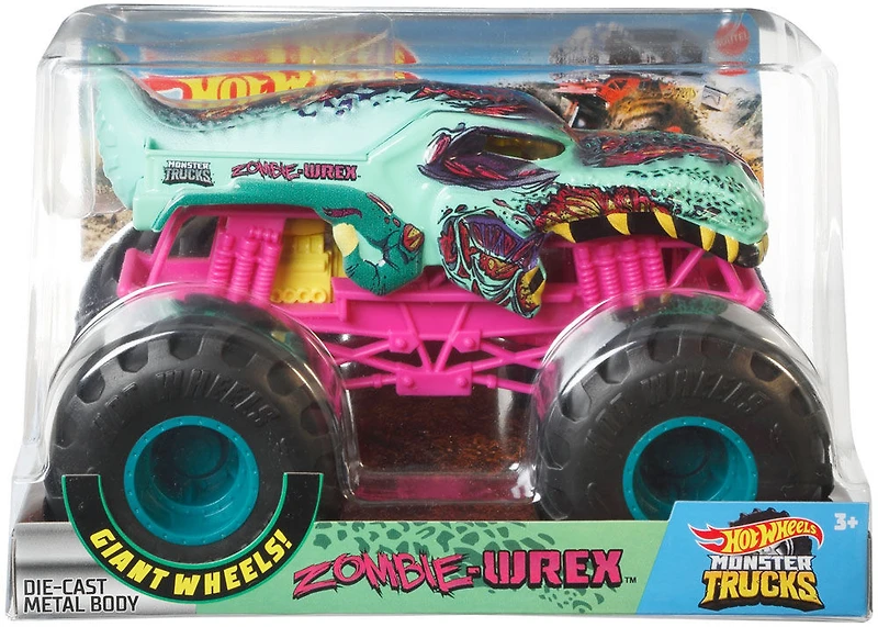 Hot Wheels - Monster Trucks - Véhicule Zombie-Wrex