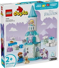 LEGO DUPLO │ Disney La Fête d'Anna et Elsa au Château de Glace, Jouet à Construire pour Tout-Petits pour le Jeu de Simulation 10455