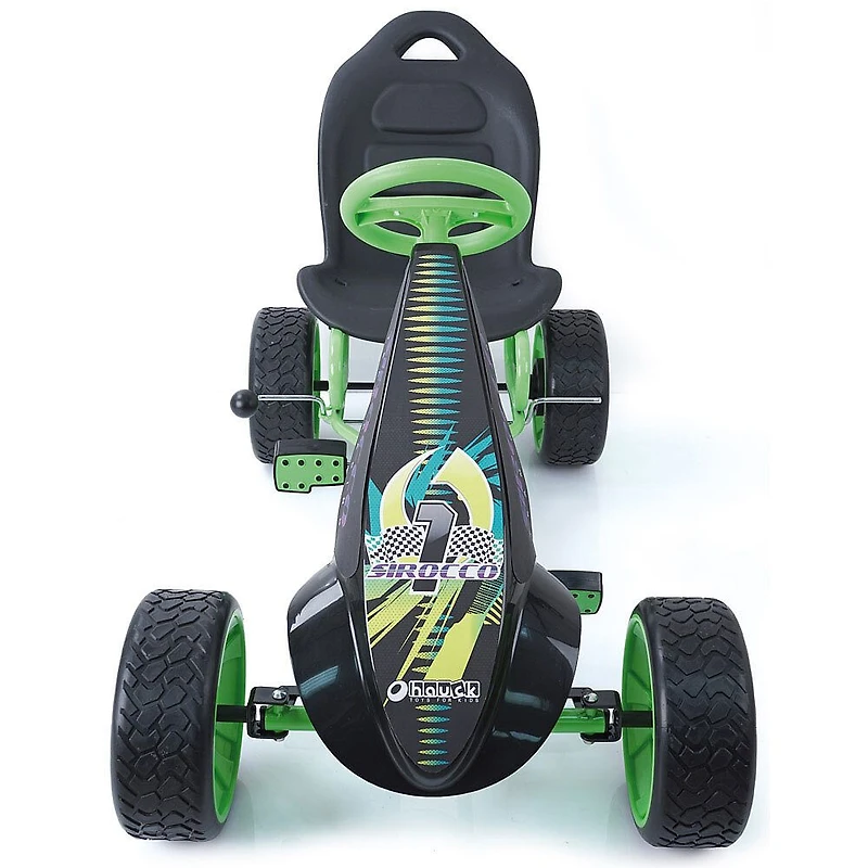 Kart à pédales Sirocco, vert