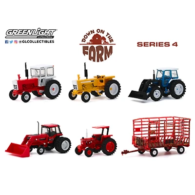 1:64 Vers le bas sur le ferme Séries 4 - Les couleurs et les motifs peuvent varier